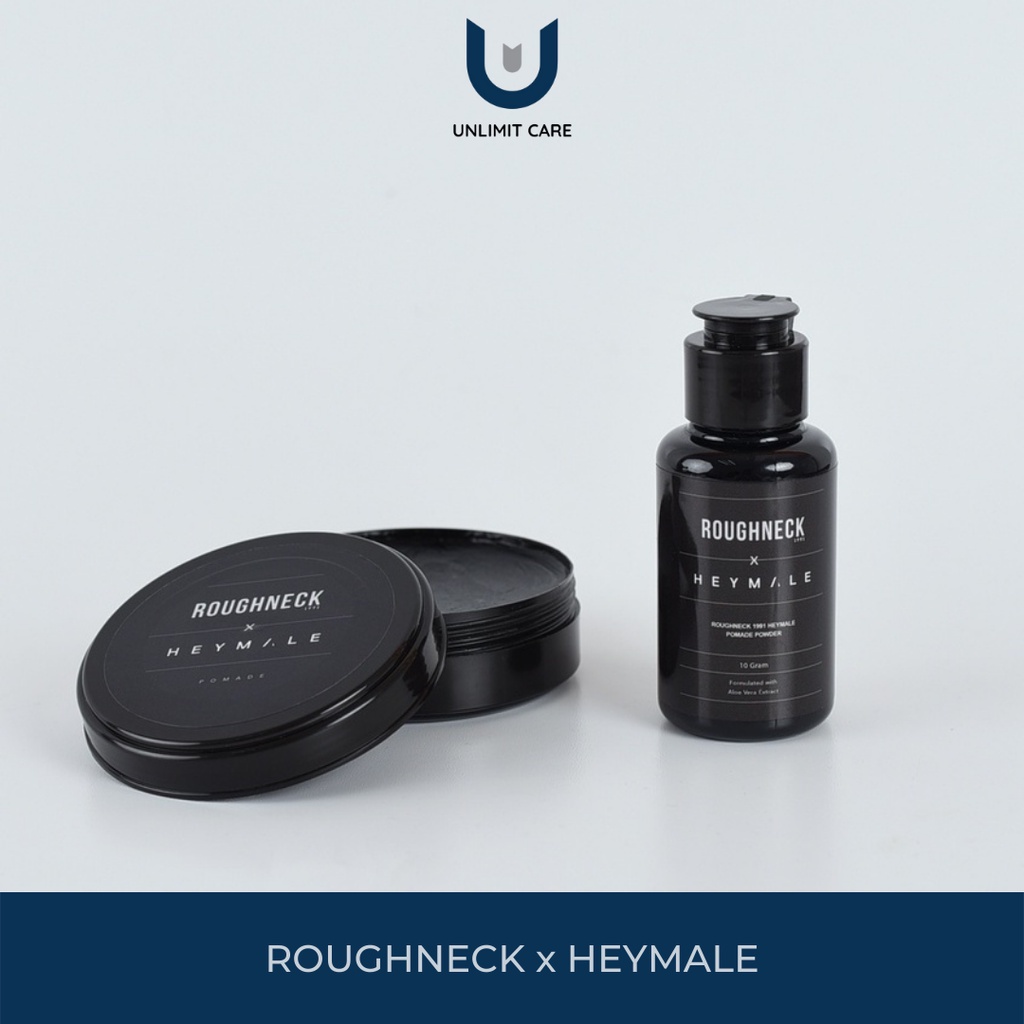 PRIA Roughneck X Heymale Pomade Waterbased & Hair Powder Men