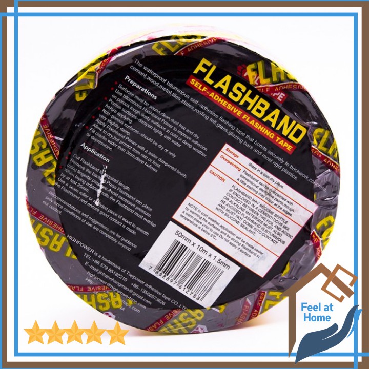 Flashband (AYXU) 10M Adhesive Tape | Flashband Self Adhesive Tape Sealant For Roof And Leak Repa