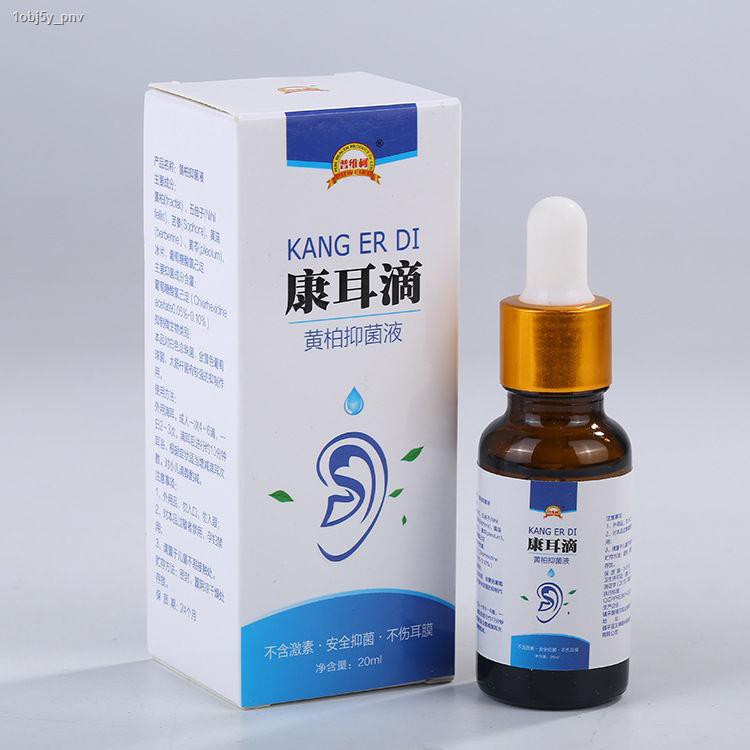 Otitis media ear drops, special effects for people with tinnitus