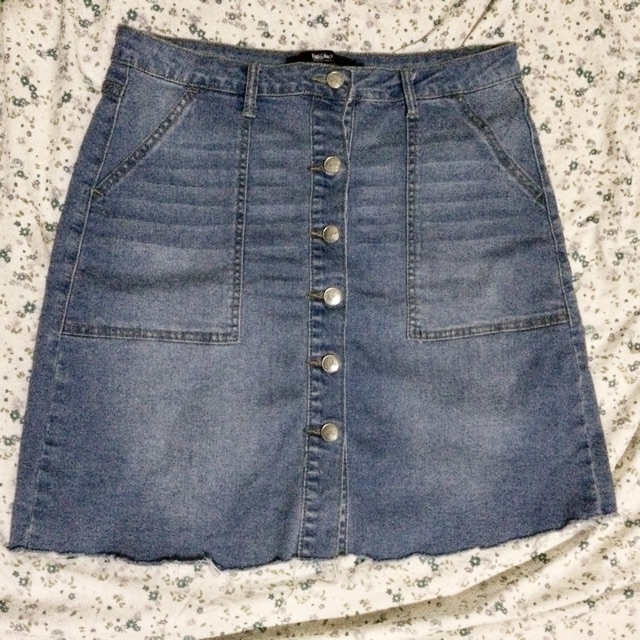 mossimo denim skirt