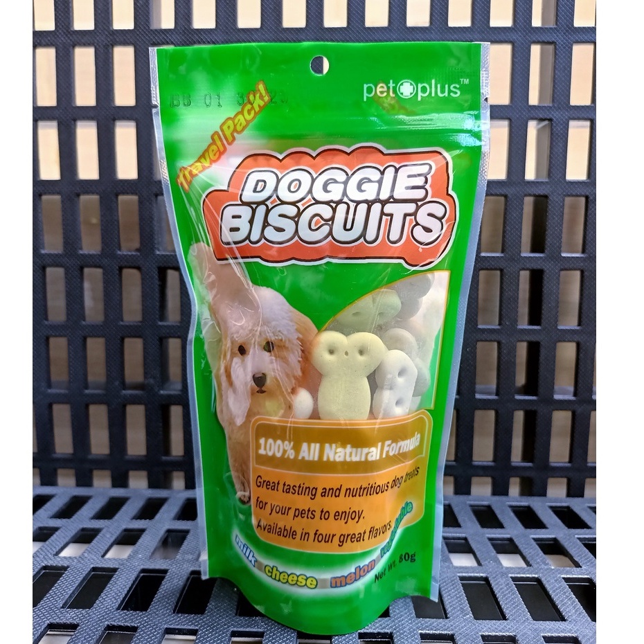 Pet Plus Doggie Biscuits - BONE Shape (80g) | Shopee Philippines