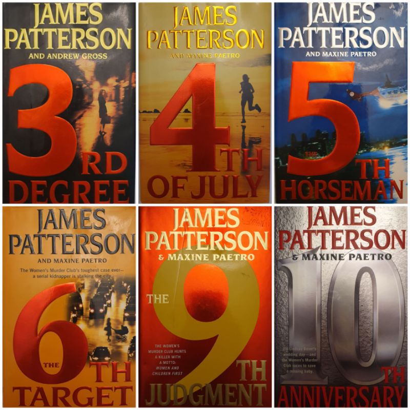 James Patterson - Women's Murder Club (Paperback and Hardbound Books) |  Shopee Philippines