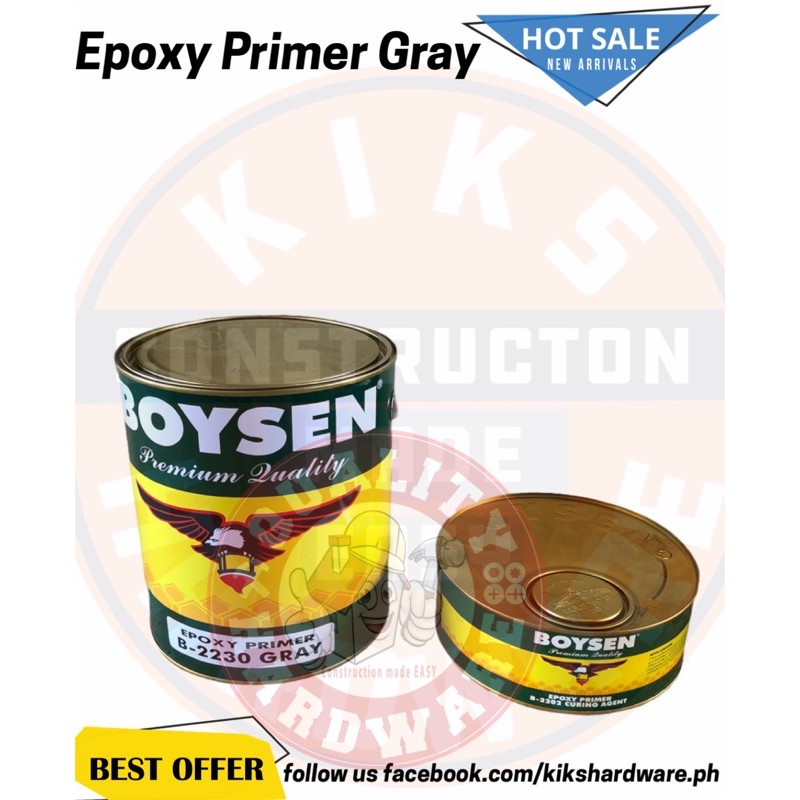 Boysen Epoxy Primer Gray With Curing Agent B2202 ubicaciondepersonas