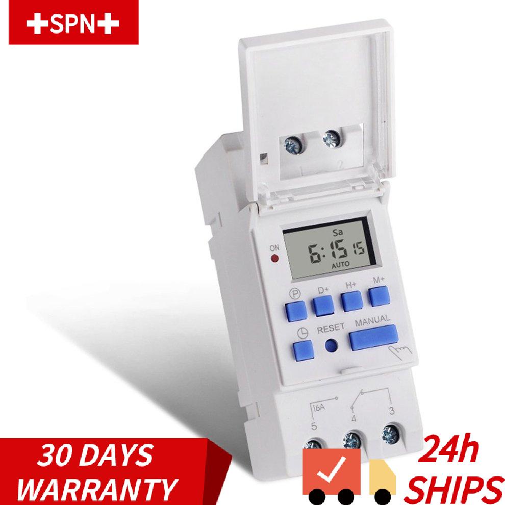 Sinotimer V Weekly Days Digital Programmable Timer Switch Relay Control Shopee Philippines