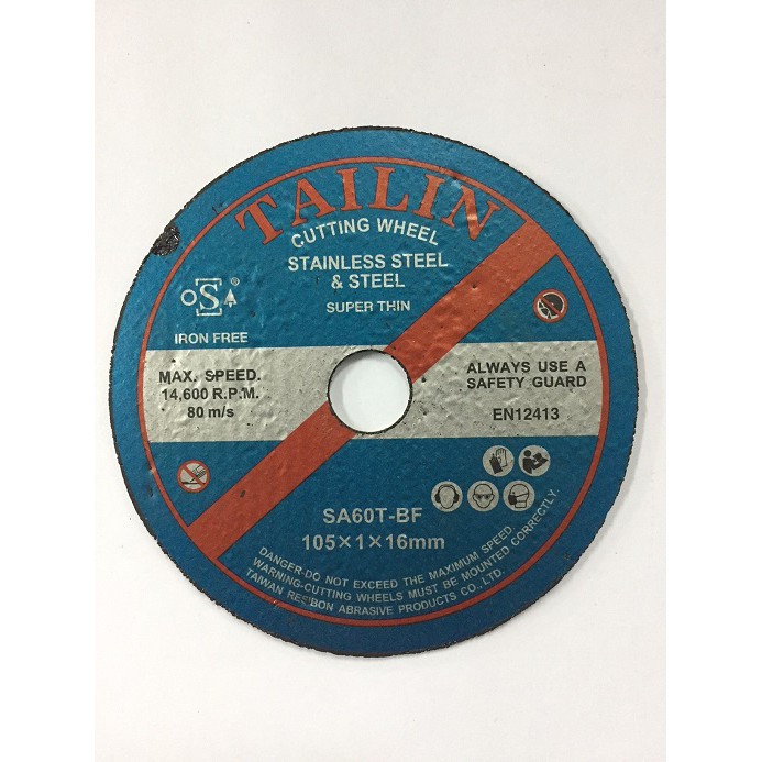 Tailin Cutting disc for Stainless 4" Shopee Philippines