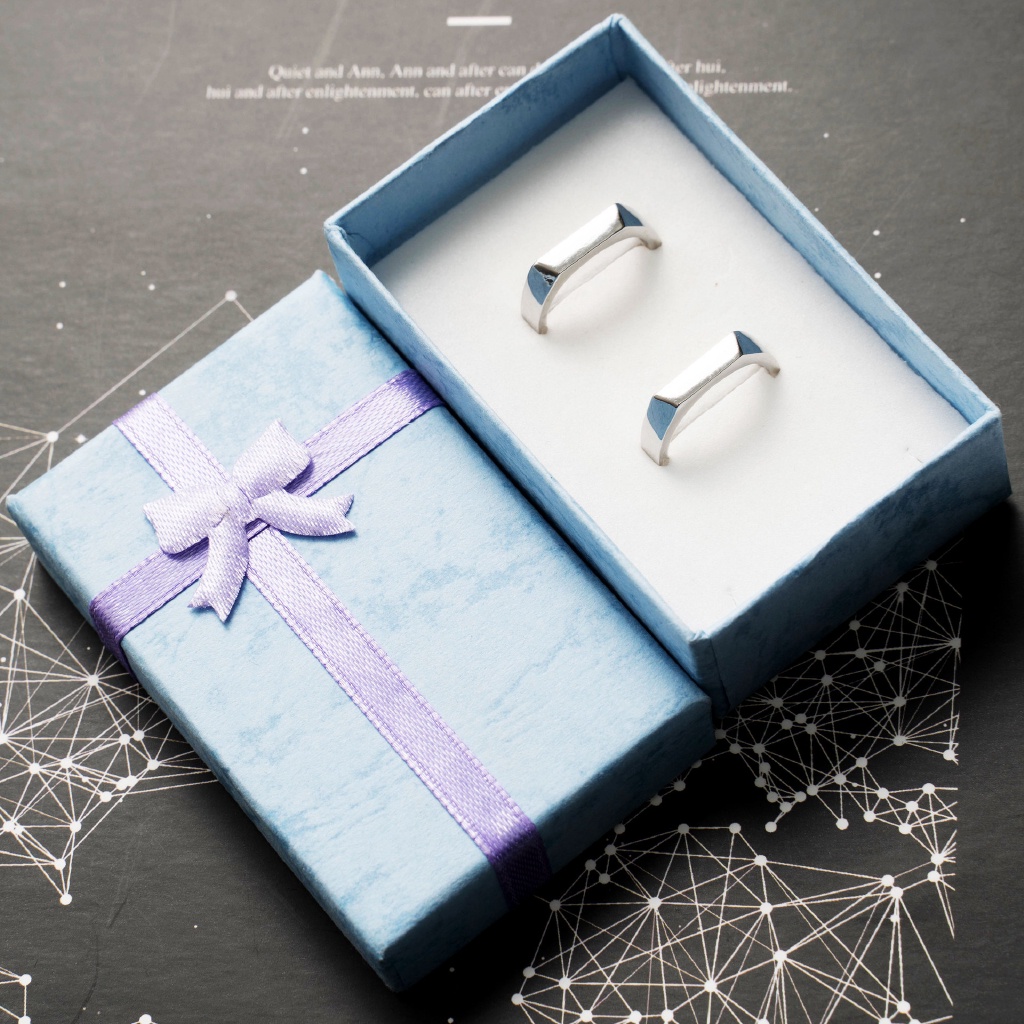 【Ready Stock】△2pcs/set Lover Couple Kpop BTS Finger Ring Jewelry For 2019 FINAL Seoul Con with Box