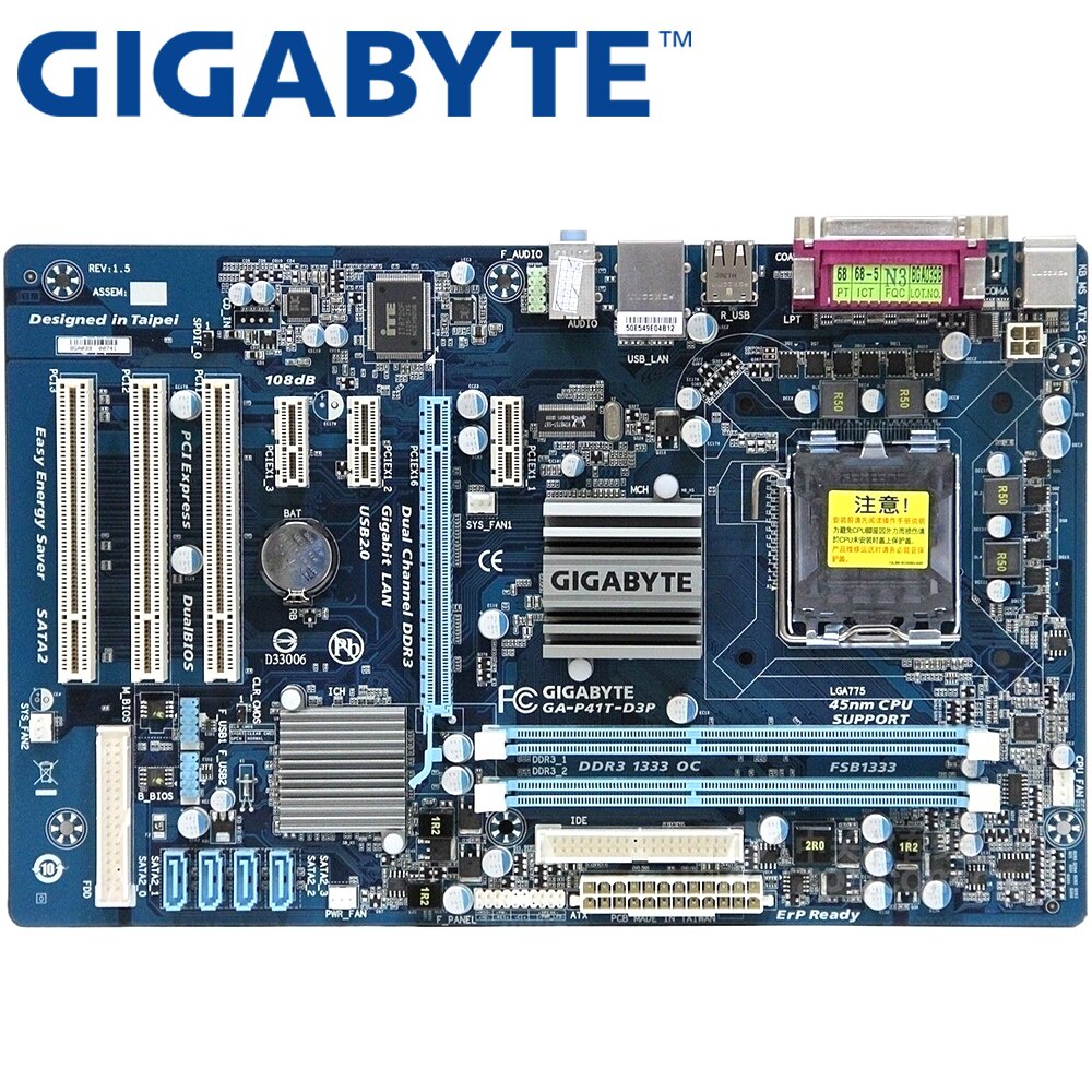 Gigabyte p41t d3p разгон