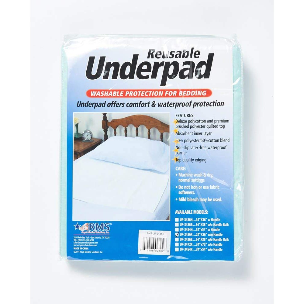 Rms Ultra Soft 4 Layer Washable And Reusable Incontinence Bed Pad Waterproof Bed Pads 34 X54 Shopee Philippines