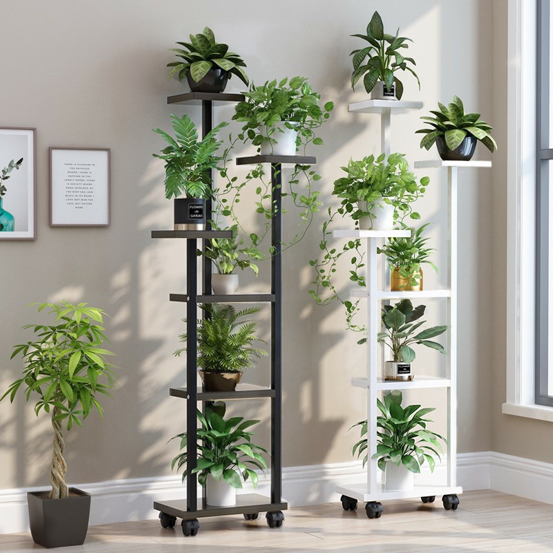 Dailyhome Modern Plant Rack Plant Stand Garden Rack Organizer Shelf w ...