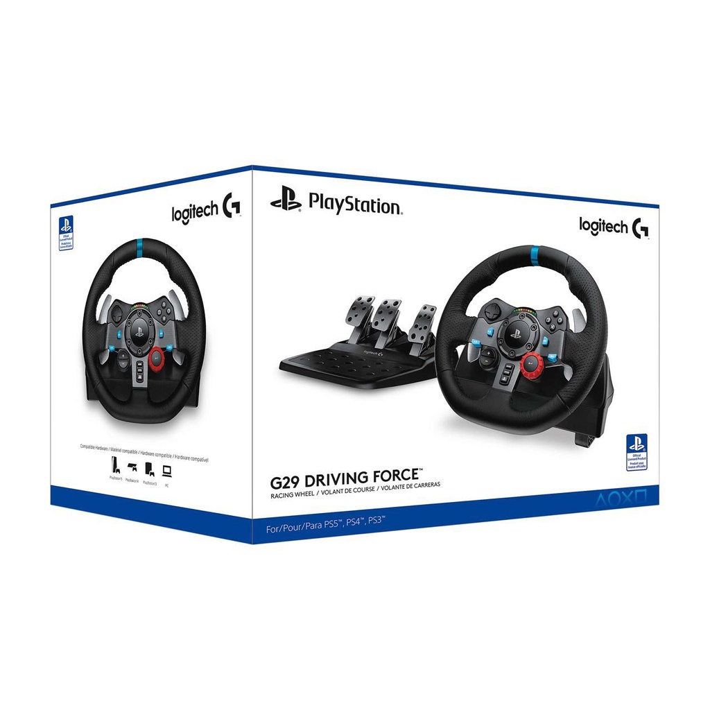 Logitech G29 Driving Force Racing Wheel for PS5, PS4, PS3 and PC | Shopee  Philippines