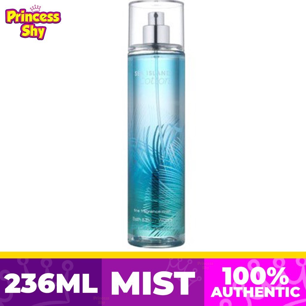 Bath and Body Works Sea Island Cotton Fragrance Mist 236mL Shopee