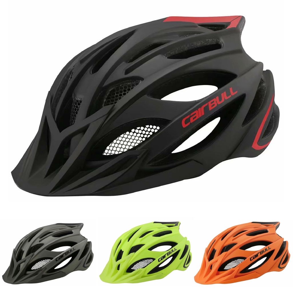 bike helmet with front and rear lights