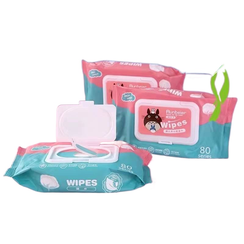Runbeier Organic Baby Wipes 80 pcs per pack(NonAlcoholwetwipes