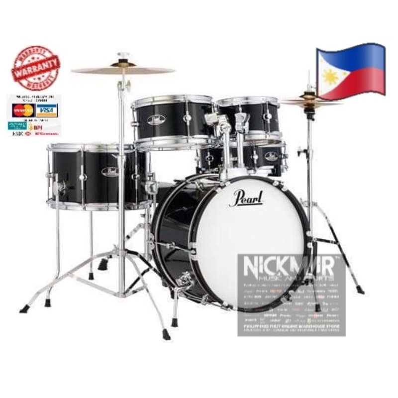 PEARL RSJ465C/C ROADSHOW JUNIOR 5PCS. DRUM SET and GTX DRUM SET