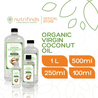 Nutrifinds® Organic Premium Virgin Coconut Oil (VCO) | Shopee Philippines