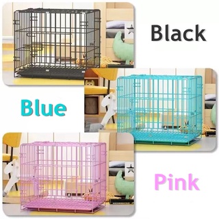 50*40cm Heavy Duty Pet Cage Collapsible for Dog Cat Rabbit Puppy Coated Galvanized