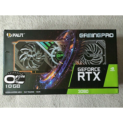 Palit GeForce RTX 3080 GamingPro 10GB GDDR6X Graphics Card (Overclocked ...