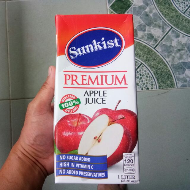 Sunkist Premium Apple Juice 1L Shopee Philippines