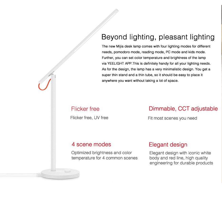 xiaomi yeelight smart led desk lamp