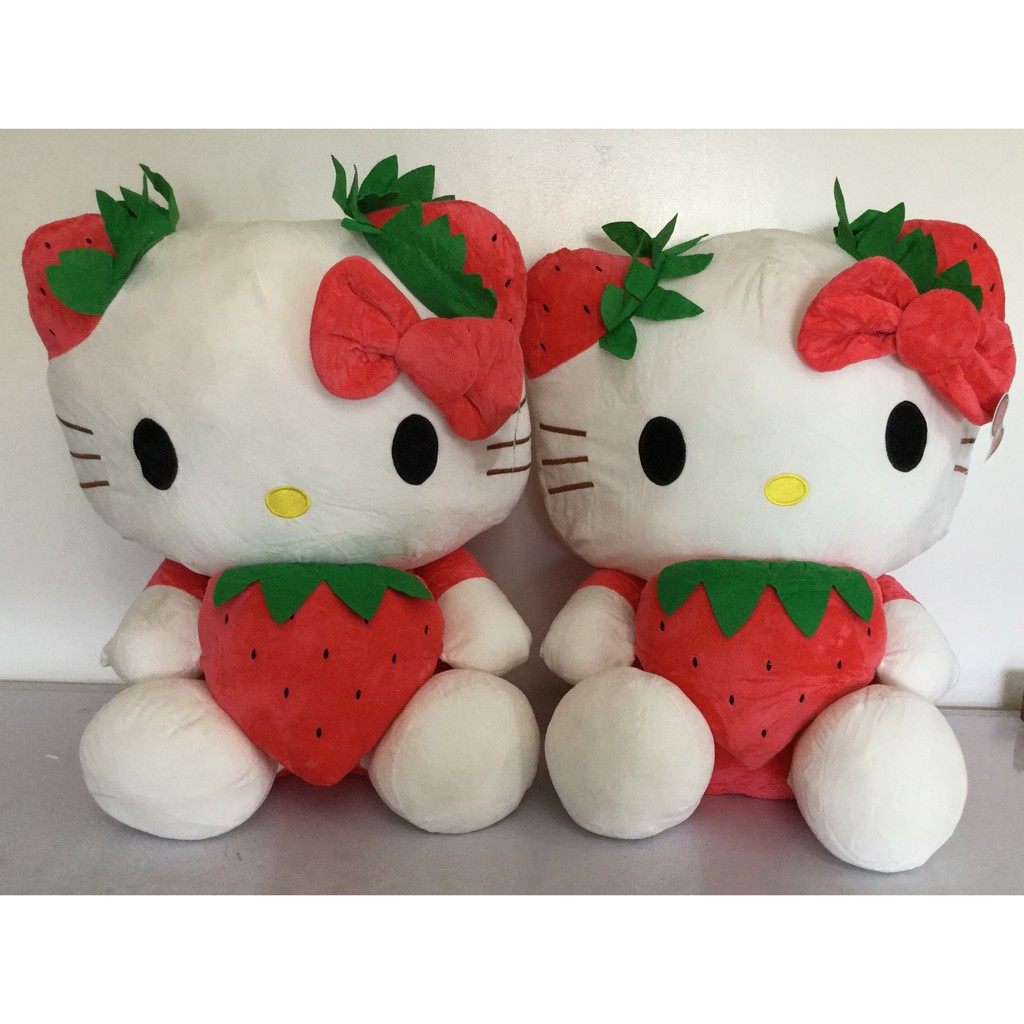 hello kitty strawberry plush