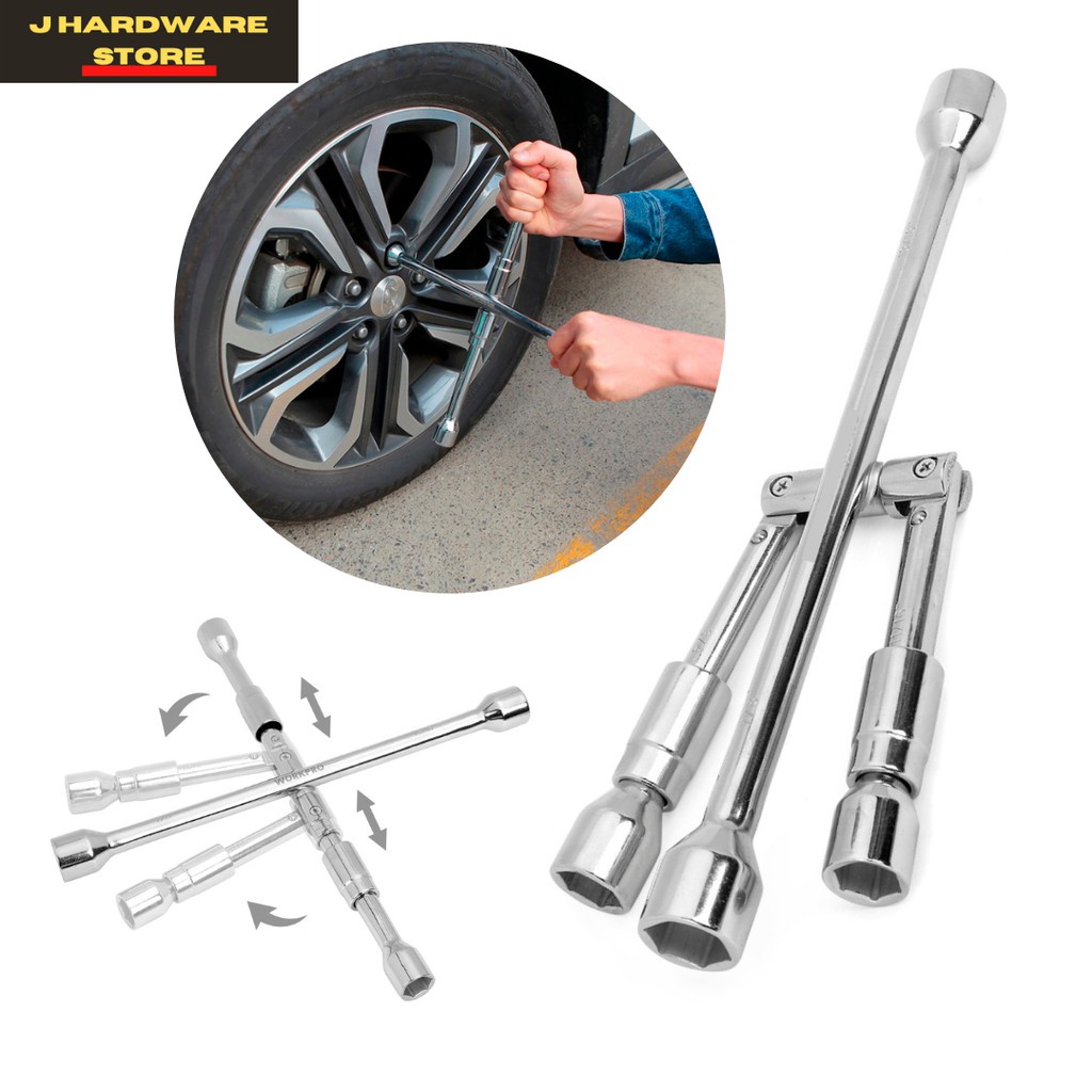 Folding Socket Wrench Folding Wrench Car Tyre Repair Tools Folding
