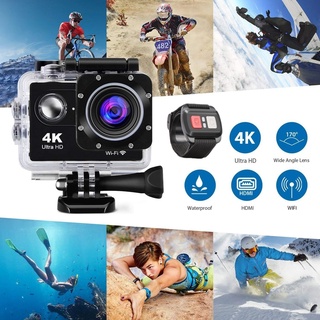 4K Ultra HD Action Camera Underwater Helmet Video Recording Go Pro Camcorder Outdoor Sport vlogging
