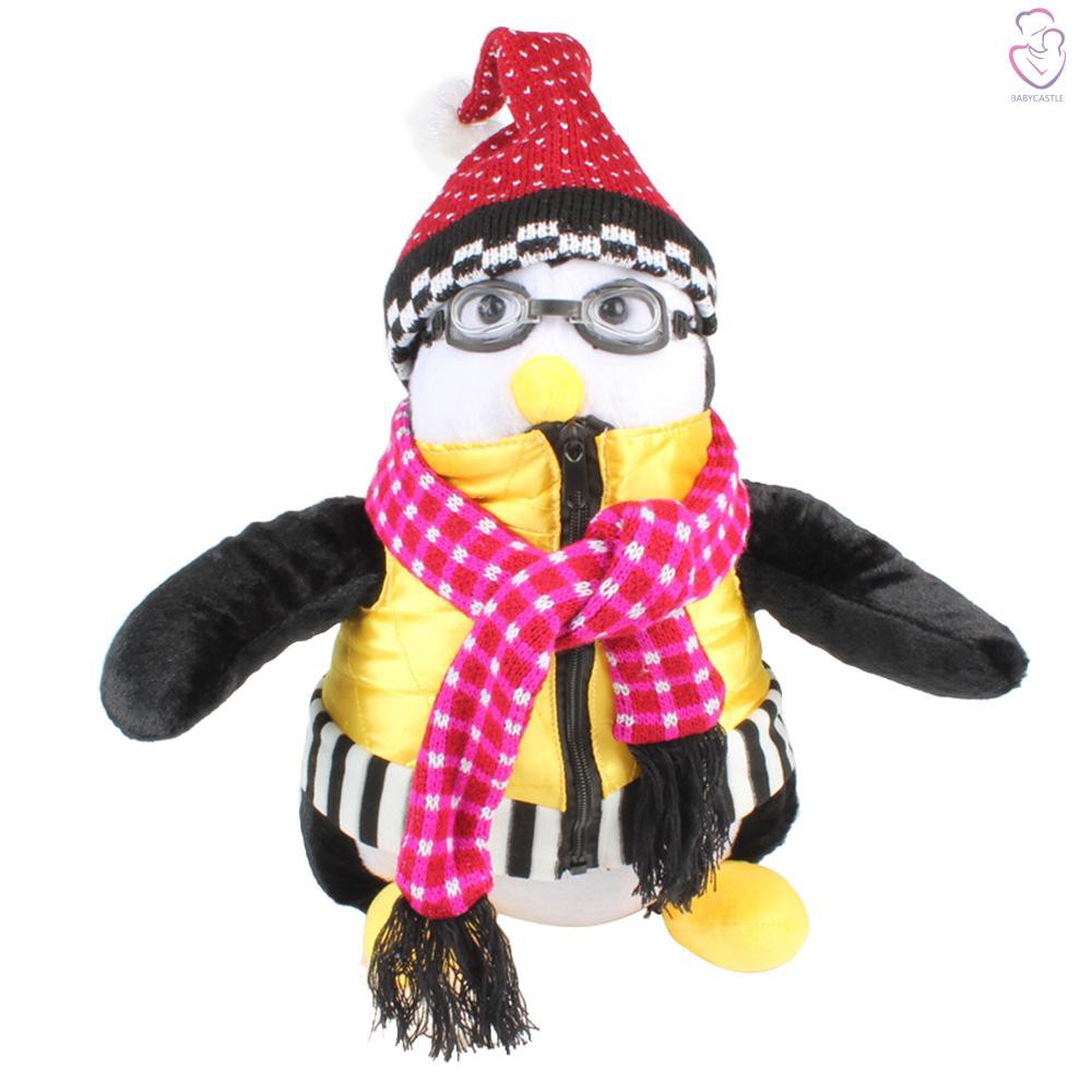 christmas penguin plush