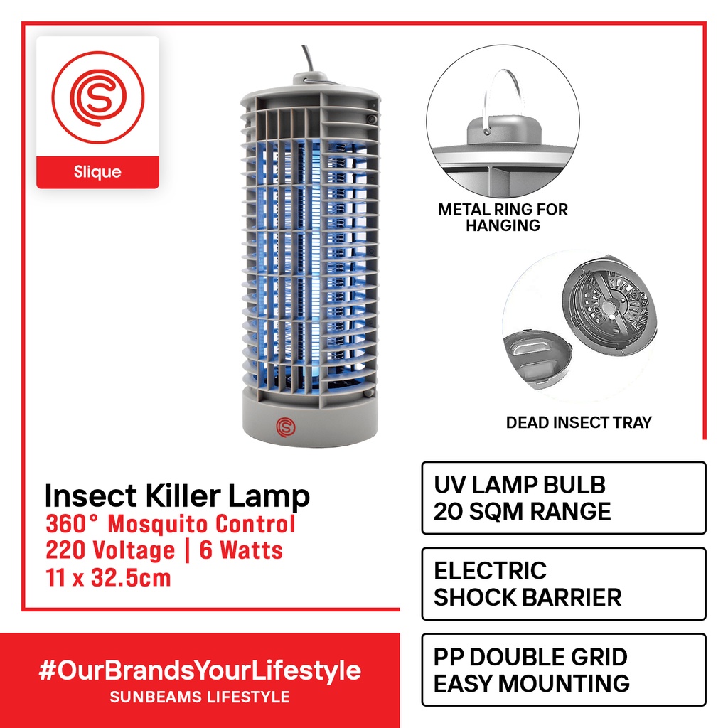 SLIQUE Electric Insect Killer LED Lamp Professional Indoor Insect