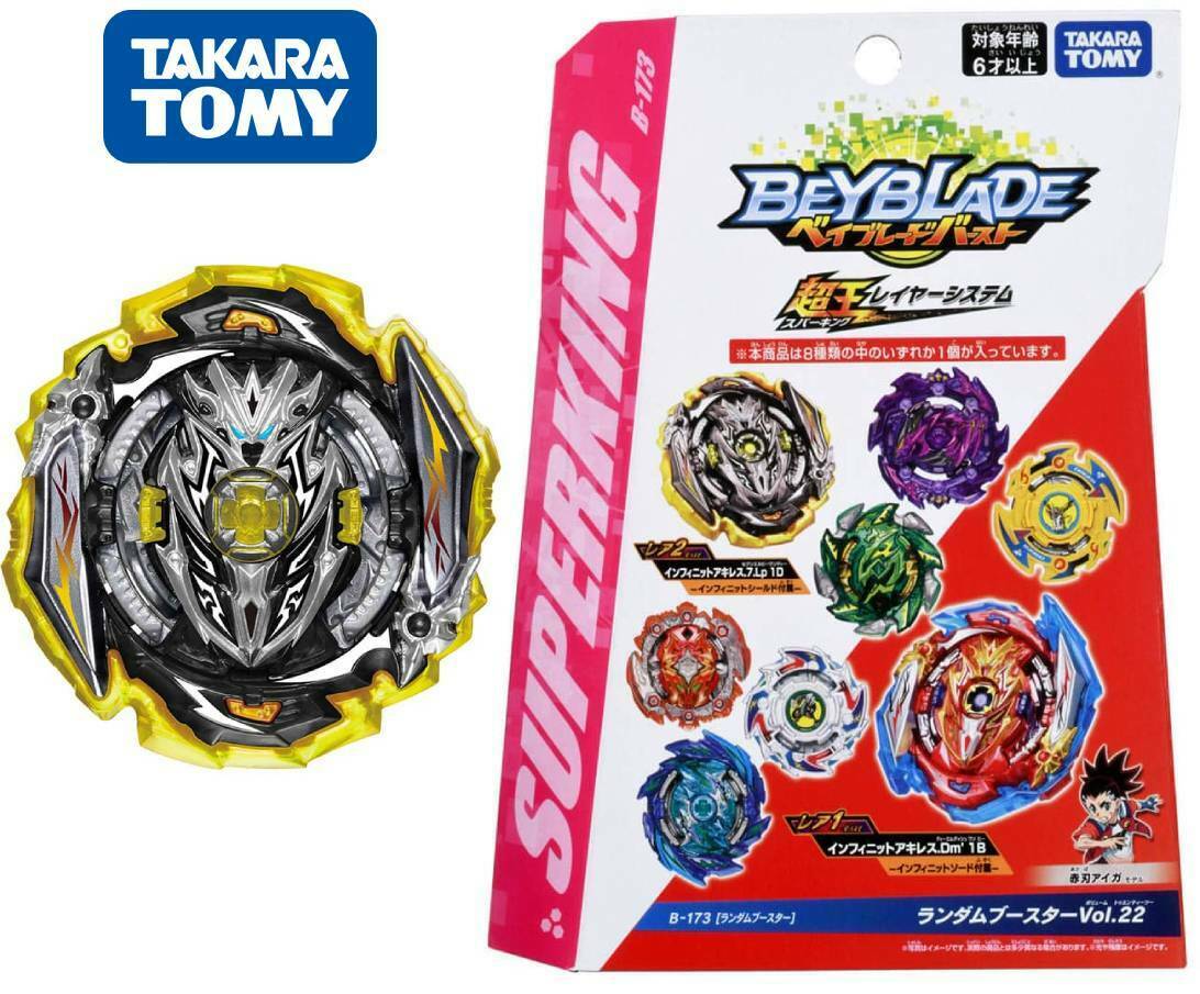 TAKARA TOMY Beyblade BURST SuperKing B-173 Infinite Achilles.7.Lp 1D ...