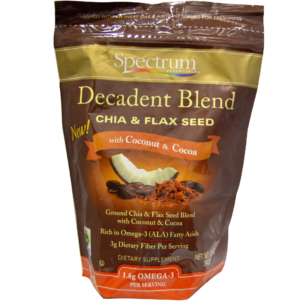 SPECTRUM DECADENT BLEND CHIA & FLAX SEED W/ COCONUT ...