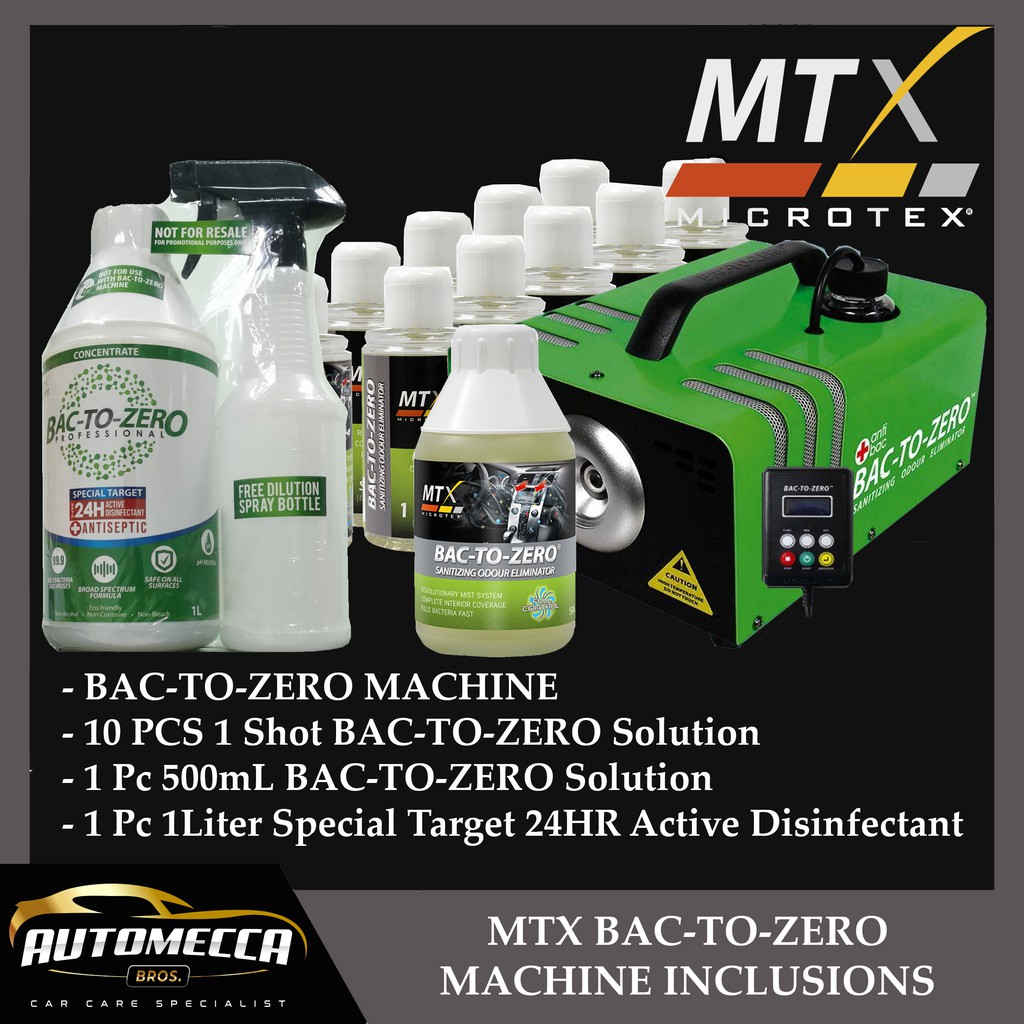 MTX Bac to Zero Machine with Automatic Time Control 900watts (See