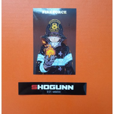 Fire Force enen no shouboutai anime Laminated Vinyl Stickers - PFL Store