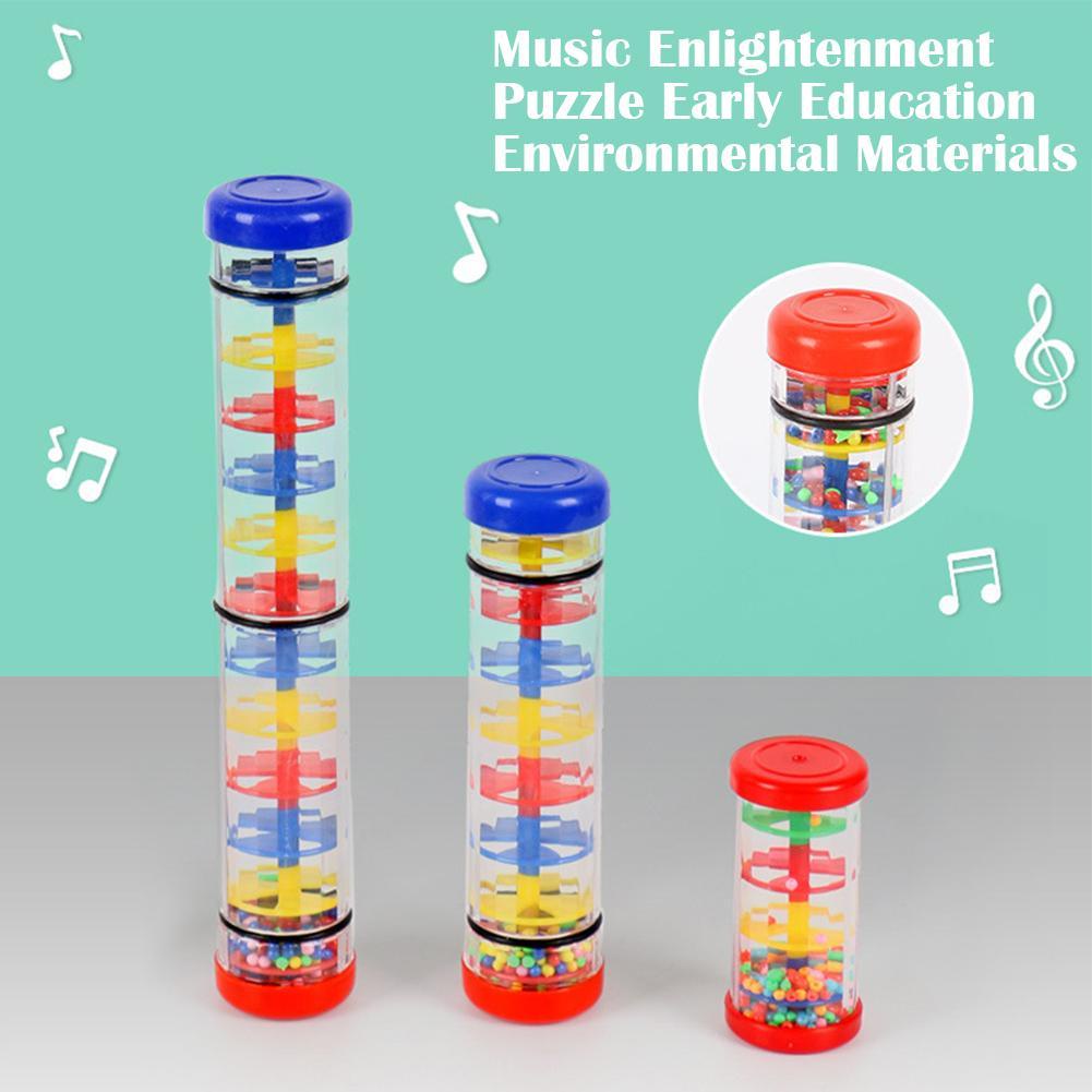 Rain Stick Musical Toy Raindrop Sound For Kids Rain Stick Rainbow