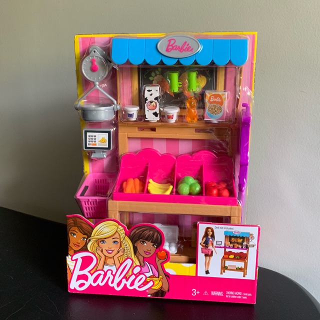 barbie grocery cart