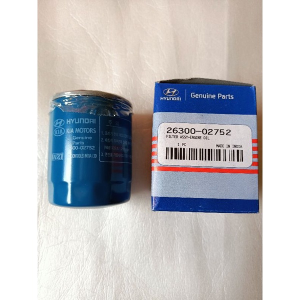GENUINE OIL FILTER FOR HYUNDAI EON 1219 ACCENT GAS 1118 GETZ 1.1 /KIA PICANTO GAS Shopee
