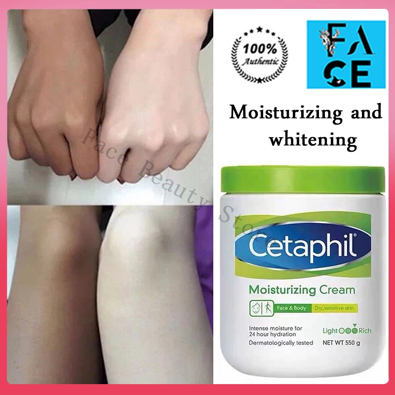 Cetaphil Moisturizing Cream Face And Body Hydrating Lotion Improve Roughness Skin 550g Shopee 8709