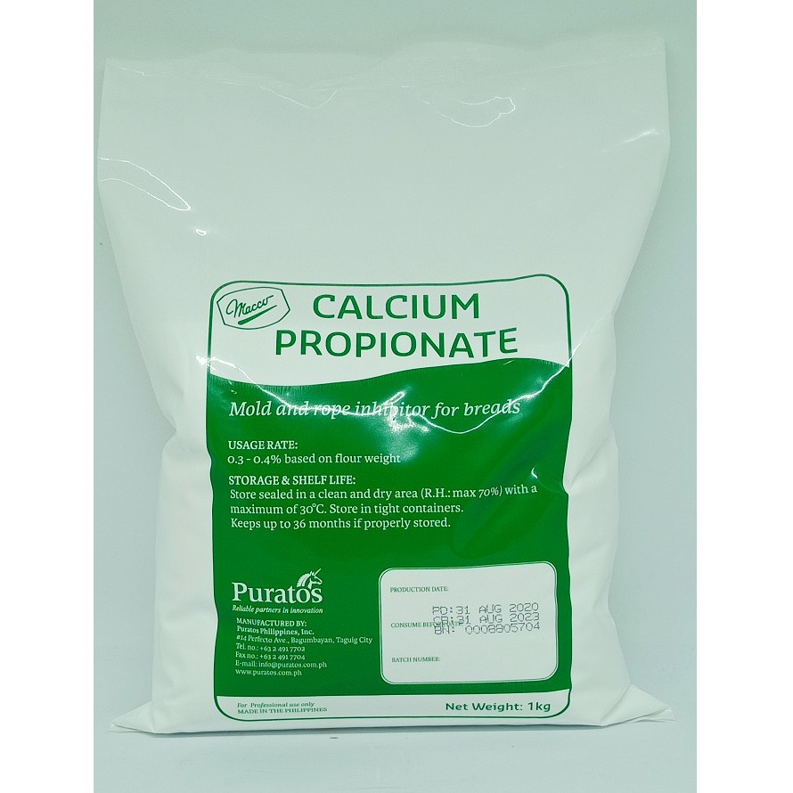 Puratos Macco Calcium Propionate 1kg Shopee Philippines