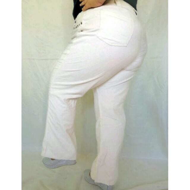 size 48 white jeans