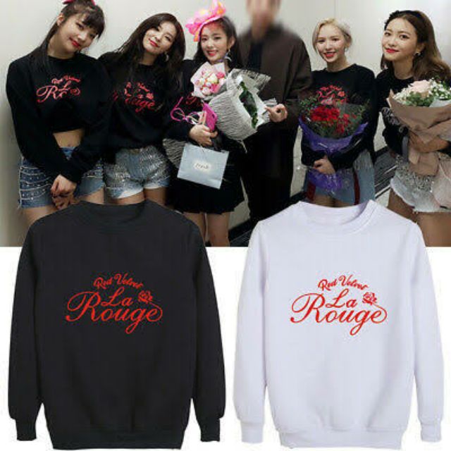 red velvet sweatshirt