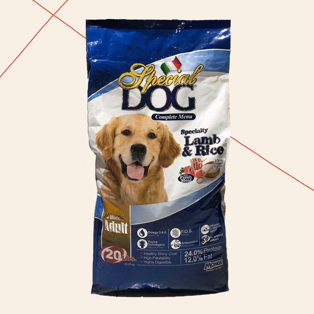 SPECIAL DOG LAMB AND RICE ADULT 9KG Shopee Philippines