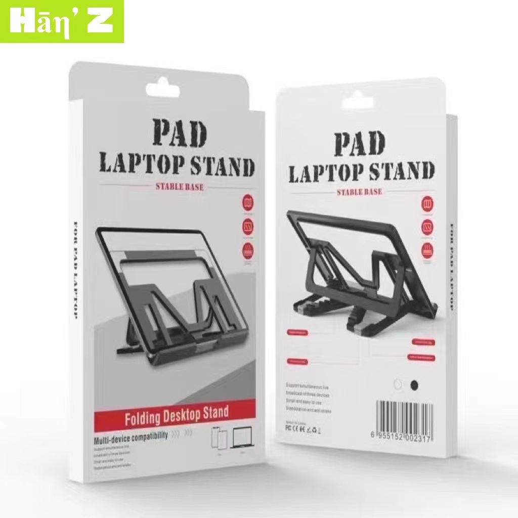 Plastic Foldable Desktop Adjustable Pad Laptop Stand Portable Stand