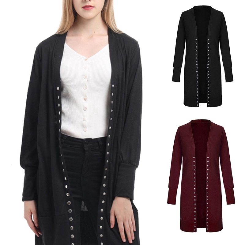 thin open front cardigan