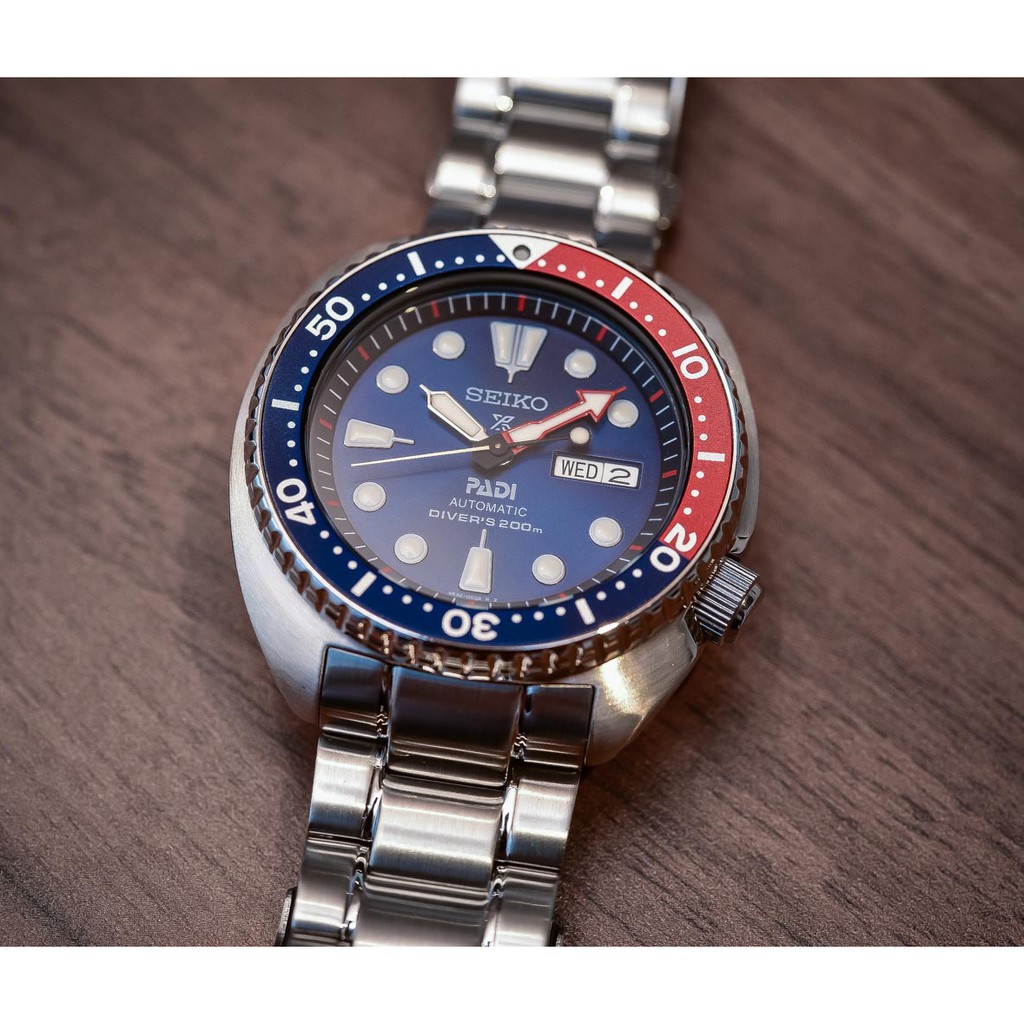 Seiko SE PADI Turtle Pepsi Prospex Men's Watch SRPA21K1 | Shopee Philippines