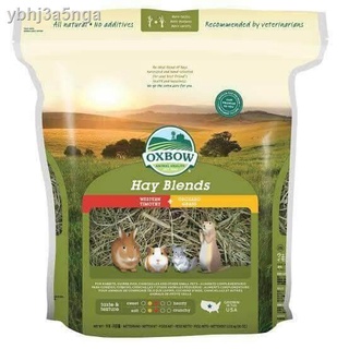 Oxbow Hay Blend-Western timothy & Orchard grass 20oz (0.567kg) Dry Mixed With And Rabbit Chinchilla.