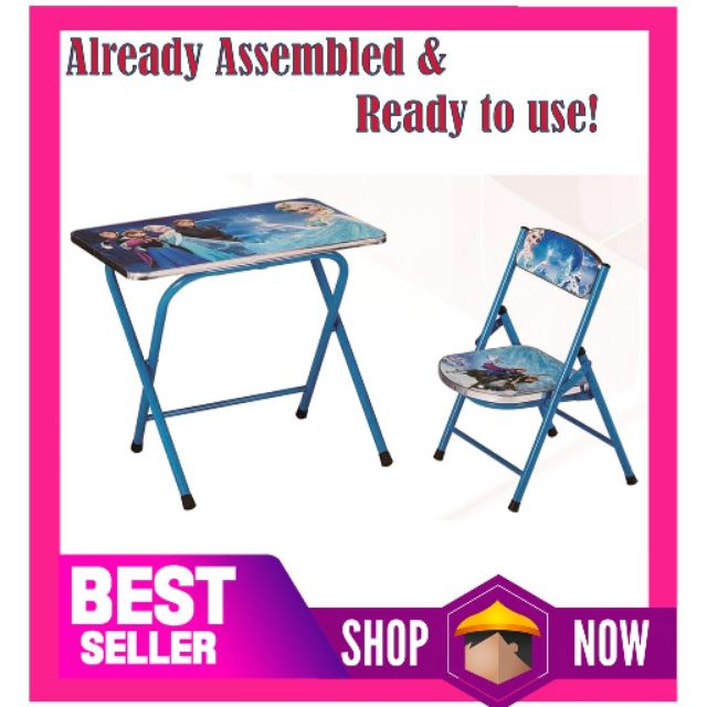 children's folding table and chair set