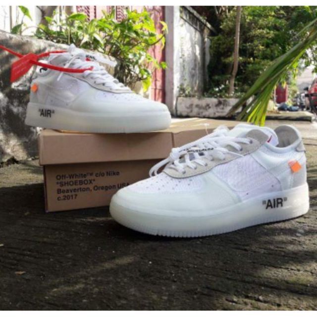 off white air force ones white