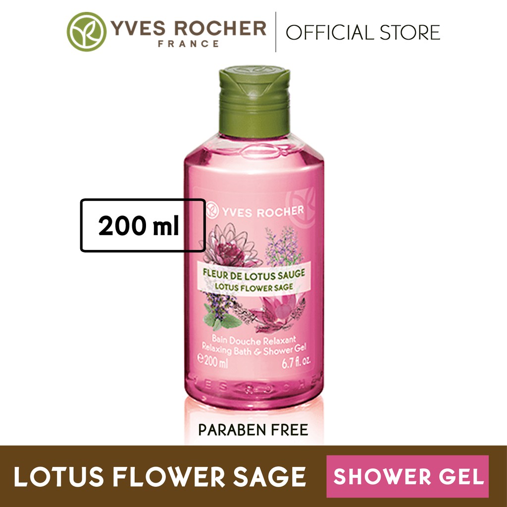 Yves Rocher Lotus Flower Sage Shower Gel 200ml