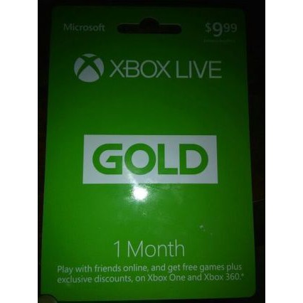 xbox gold live 360