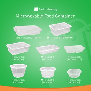 1000ml Microwave Disposable Plastic Food Container Rectangular Plastic Food Containers Shopee Philippines