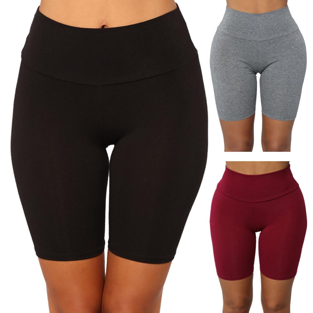 high waisted bike shorts